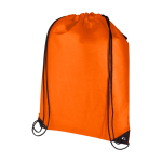 Sac à dos à cordon en non-tissé durable et résistant à la déchirure 5L couleur orange