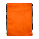 Sac à dos à cordon en non-tissé durable et résistant à la déchirure 5L couleur orange deuxième vue arrière
