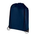 Sac à dos à cordon en non-tissé durable et résistant à la déchirure 5L couleur bleu marine