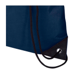 Sac à dos à cordon en non-tissé durable et résistant à la déchirure 5L couleur bleu marine vue détail 1