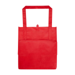 Pochette multiusage en polyester recyclé avec fond renforcé 29L couleur rouge deuxième vue arrière