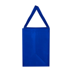 Pochette multiusage en polyester recyclé avec fond renforcé 29L couleur bleu roi vue latérale