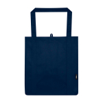 Pochette multiusage en polyester recyclé avec fond renforcé 29L couleur bleu marine deuxième vue frontale
