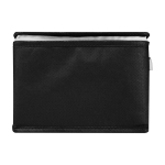 Sac isotherme en non-tissé recyclé pour 6 canettes, capacité 4L couleur noir deuxième vue frontale