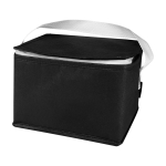 Sac isotherme en non-tissé recyclé pour 6 canettes, capacité 4L couleur noir deuxième vue