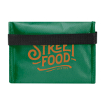 Sac isotherme en non-tissé recyclé pour 6 canettes, capacité 4L couleur vert vue impression sérigraphique