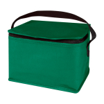 Sac isotherme en non-tissé recyclé pour 6 canettes, capacité 4L couleur vert deuxième vue