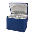 Sac isotherme en non-tissé recyclé pour 6 canettes, capacité 4L couleur bleu roi