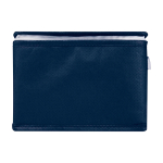 Sac isotherme en non-tissé recyclé pour 6 canettes, capacité 4L couleur bleu marine deuxième vue frontale
