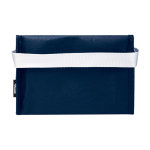 Sac isotherme en non-tissé recyclé pour 6 canettes, capacité 4L couleur bleu marine deuxième vue arrière