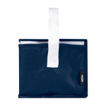 Sac isotherme en non-tissé recyclé pour 6 canettes, capacité 4L couleur bleu marine vue latérale
