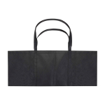 Grand sac cabas en polyester recyclé avec anses 65L couleur noir deuxième vue arrière