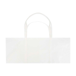 Grand sac cabas en polyester recyclé avec anses 65L couleur blanc deuxième vue arrière