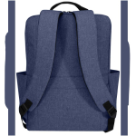 Sac à dos en polyester recyclé avec compartiment pour PC 15'' deuxième vue arrière