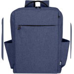 Sac à dos en polyester recyclé avec compartiment pour PC 15'' deuxième vue frontale