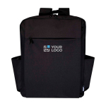 Sac à dos en polyester recyclé avec compartiment pour PC 15'' avec zone d'impression