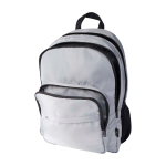 Sac à dos ordinateur portable polyester recyclé poche pour PC 15” couleur gris troisième vue