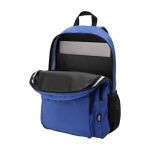 Sac à dos ordinateur portable polyester recyclé poche pour PC 15” couleur bleu roi deuxième vue