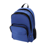 Sac à dos ordinateur portable polyester recyclé poche pour PC 15” couleur bleu roi troisième vue
