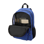 Sac à dos ordinateur portable polyester recyclé poche pour PC 15” couleur bleu roi quatrième vue