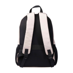 Sac à dos ordinateur portable polyester recyclé poche pour PC 15” couleur ivoire deuxième vue arrière