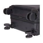 Valise cabine en plastique recyclé avec compartiment pour PC 20” couleur noir vue détail 2