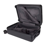 Valise cabine en plastique recyclé avec compartiment pour PC 20” couleur noir troisième vue