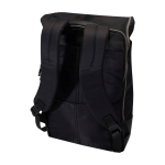 Sac à dos de voyage rabat enroulable et plusieurs poches PC 15” couleur noir cinquième vue