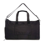 Sac de sport extensible au design élégant, capacité 35L couleur noir deuxième vue frontale