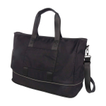 Sac de sport extensible au design élégant, capacité 35L couleur noir deuxième vue