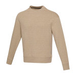 Pull unisexe en polyester et coton recyclé 280 g/m² Unisex-Pulli aus Recycling-Polyester, 280 g/m2, Elevate NXT couleur ivoire