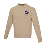 Pull unisexe en polyester et coton recyclé 280 g/m² Unisex-Pulli aus Recycling-Polyester, 280 g/m2, Elevate NXT vue impression sérigraphique