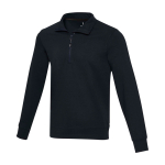 Pull unisexe en tissu recyclé fermeture éclair courte 280 g/m² Unisex-Pullover aus recyceltem Stoff, 280 g/m2, Elevate NXT