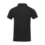 Polo à manches courtes pour homme en coton piqué 200 g/m² Herren-Poloshirt aus Piqué-Baumwolle, 200 g/m2, Elevate Life couleur noir deuxième vue arrière