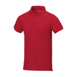 Polo à manches courtes pour homme en coton piqué 200 g/m² Herren-Poloshirt aus Piqué-Baumwolle, 200 g/m2, Elevate Life couleur rouge