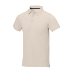 Polo à manches courtes pour homme en coton piqué 200 g/m² Herren-Poloshirt aus Piqué-Baumwolle, 200 g/m2, Elevate Life couleur sable