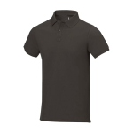 Polo à manches courtes pour homme en coton piqué 200 g/m² Herren-Poloshirt aus Piqué-Baumwolle, 200 g/m2, Elevate Life couleur anthracite
