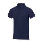 Polo à manches courtes pour homme en coton piqué 200 g/m² Herren-Poloshirt aus Piqué-Baumwolle, 200 g/m2, Elevate Life couleur bleu marine