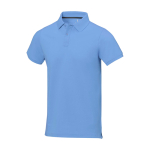 Polo à manches courtes pour homme en coton piqué 200 g/m² Herren-Poloshirt aus Piqué-Baumwolle, 200 g/m2, Elevate Life couleur bleu ciel