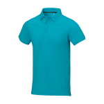 Polo à manches courtes pour homme en coton piqué 200 g/m² Herren-Poloshirt aus Piqué-Baumwolle, 200 g/m2, Elevate Life couleur bleu pastel