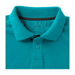 Polo à manches courtes pour homme en coton piqué 200 g/m² Herren-Poloshirt aus Piqué-Baumwolle, 200 g/m2, Elevate Life couleur bleu pastel