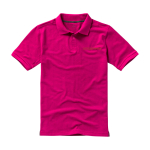 Polo à manches courtes pour homme en coton piqué 200 g/m² Herren-Poloshirt aus Piqué-Baumwolle, 200 g/m2, Elevate Life vue impression sérigraphique