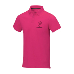 Polo à manches courtes pour homme en coton piqué 200 g/m² Herren-Poloshirt aus Piqué-Baumwolle, 200 g/m2, Elevate Life vue impression sérigraphique