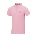 Polo à manches courtes pour homme en coton piqué 200 g/m² Herren-Poloshirt aus Piqué-Baumwolle, 200 g/m2, Elevate Life vue impression sérigraphique