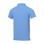 Polo à manches courtes pour homme en coton piqué 200 g/m² Herren-Poloshirt aus Piqué-Baumwolle, 200 g/m2, Elevate Life troisième vue arrière