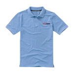 Polo à manches courtes pour homme en coton piqué 200 g/m² Herren-Poloshirt aus Piqué-Baumwolle, 200 g/m2, Elevate Life vue impression sérigraphique