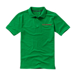 Polo à manches courtes pour homme en coton piqué 200 g/m² Herren-Poloshirt aus Piqué-Baumwolle, 200 g/m2, Elevate Life vue impression sérigraphique