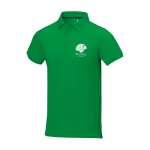 Polo à manches courtes pour homme en coton piqué 200 g/m² Herren-Poloshirt aus Piqué-Baumwolle, 200 g/m2, Elevate Life vue impression sérigraphique