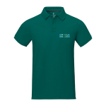 Polo à manches courtes pour homme en coton piqué 200 g/m² Herren-Poloshirt aus Piqué-Baumwolle, 200 g/m2, Elevate Life avec zone d'impression