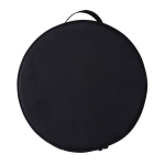 Pochette pour câbles longs fabriquée à partir de matériaux recyclés couleur noir quatrième vue